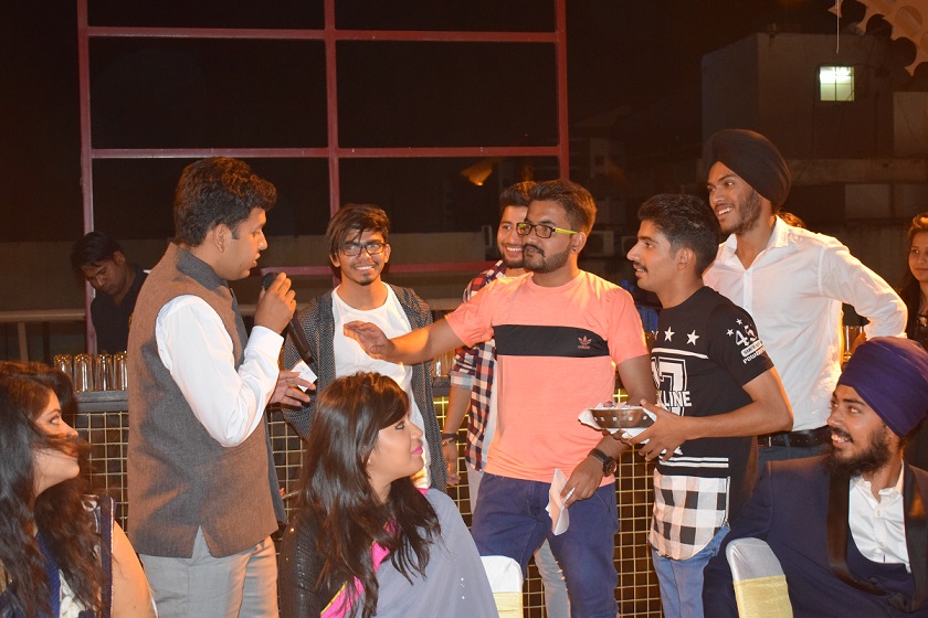 Truth-Dare game organized during college farewell party.